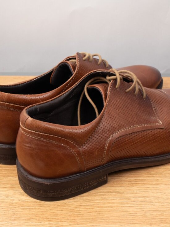 Josef Seibel Myles Men\'s Size 45 US 11 - 11.5 Oxford LeatherDress Shoes NWOB main image 6